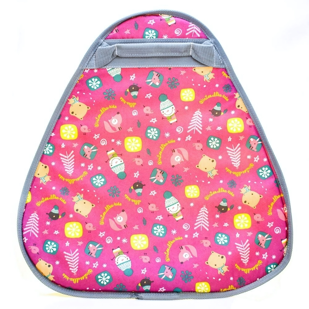 Ледянка мягкая грушевидная 525*500мм "Зима", баклажан