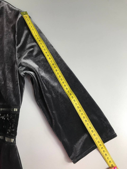 Платье Elena Viare бархатное, визуально 46 размер, новое с браком