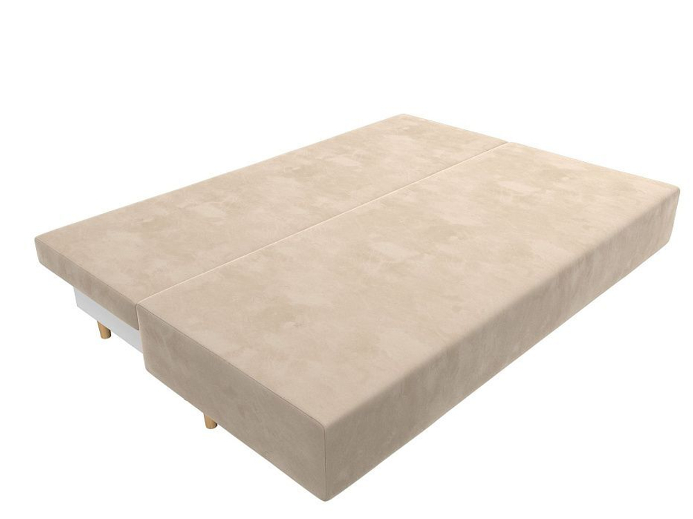 Диван прямой Лига-033 велюр Бежевый