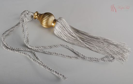 Подхваты-кисти для штор 2шт. светло-серый