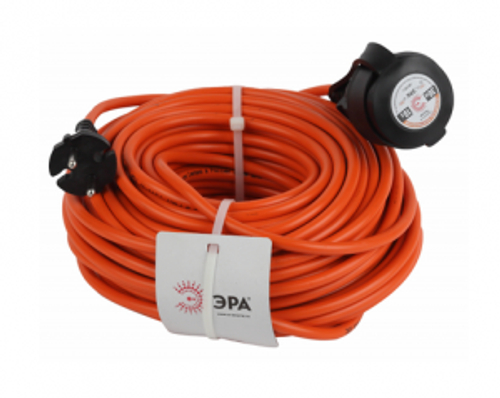 Удлинитель шнур 30м, 1 гнездо, ПВС 2*1, без заземл, в бухте, ЭРА UPx-1-2х1-30m-IP44---