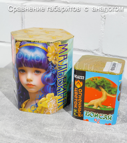 Мальвина 0,8" х 16 залпов,  1/16, шт