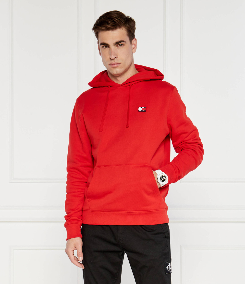 Худи TJM REG BADGE Tommy Jeans - красный(DM0DM17988)