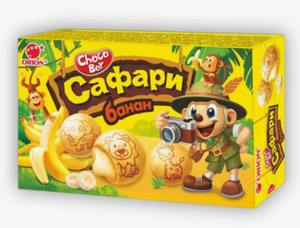 ПЕЧЕНЬЕ ORION CHOCOBOY SAFARI BANANA 42ГР