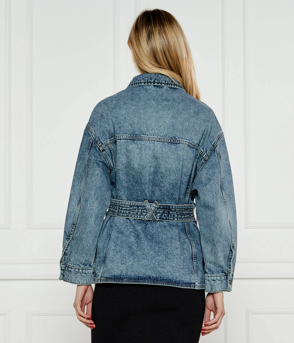 Джинсовая куртка ICON_1 HUGO - голубой(50530298)