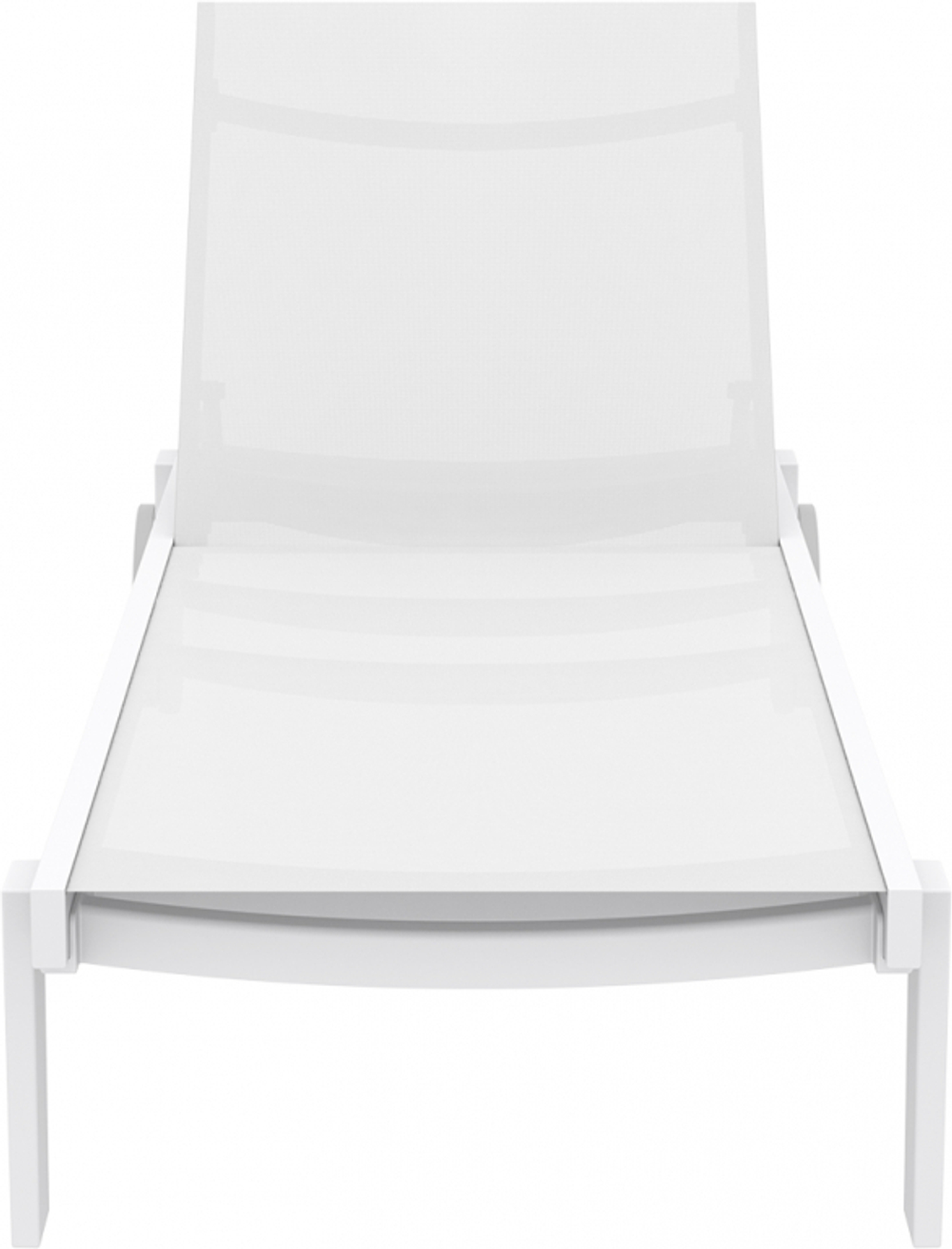 Шезлонг-лежак металлический Siesta Contract Casablanca, белый
