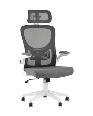 Кресло офисное TopChairs Airone серый ткань