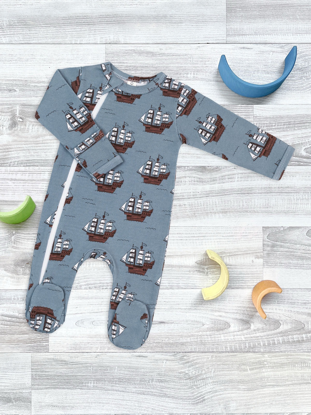 Комбинезон Mjolk Sleep and Play Морской бой
