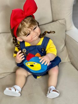 Кукла Реборн виниловая 55см в пакете (FA-180)