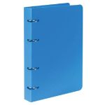 Тетрадь на кольцах 80л, А5, Brauberg Голубой, пластиковая обложка