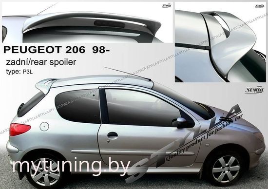 Спойлер для Peugeot 206