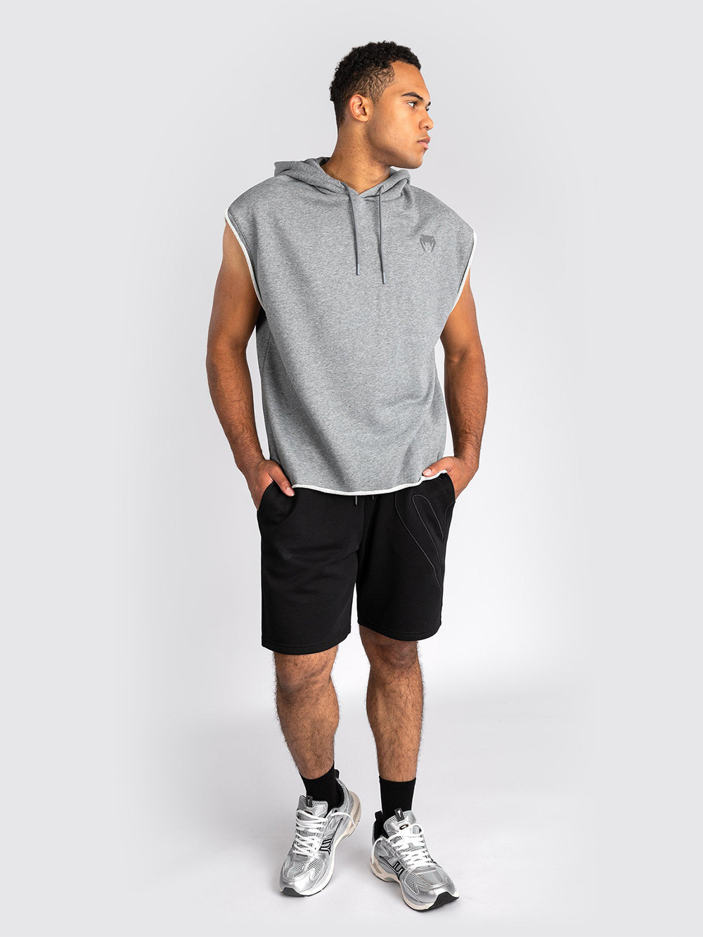 Худи без рукавов Venum Divide Heather Grey