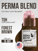 Пигмент для татуажа бровей Permablend "Forest Brown"