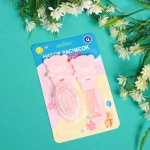 Набор детских расчёсок 2 шт «Baby magic», цвет розовый, (блистер ультрамарин)
