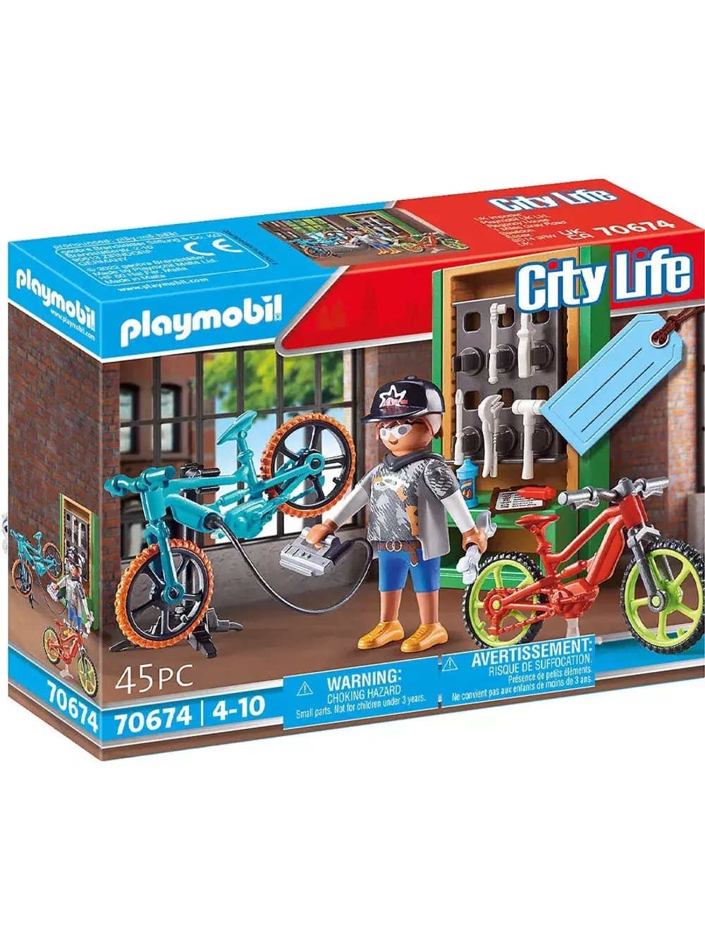 Набор Велосипедная мастерская Playmobil 70674
