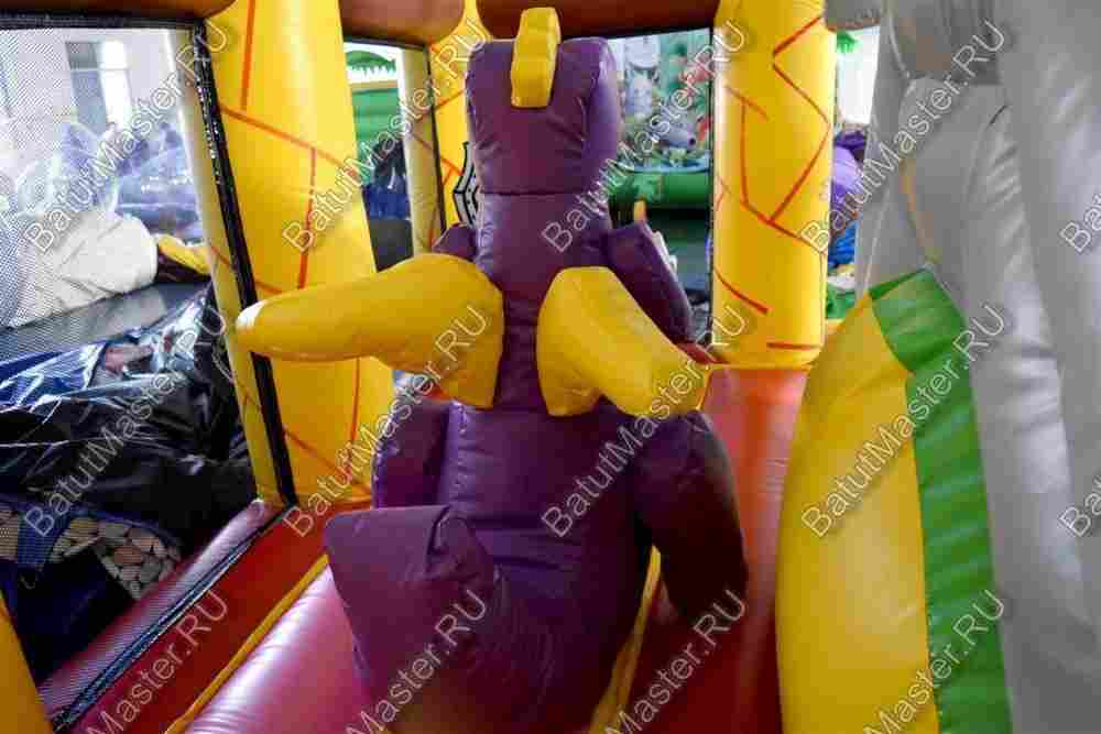 Коммерческий надувной батут "Замок дракона"