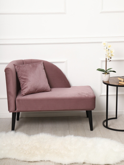 Кушетка Berger лиловый/венге
