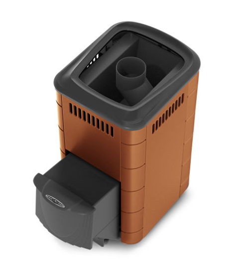 Печь для бани Тунгуска Inox терракота