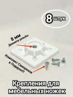 Крепление ножек для стола, табурета, стула