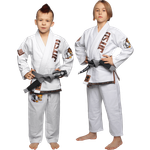 детское ги для BJJ Jitsu Monkey White