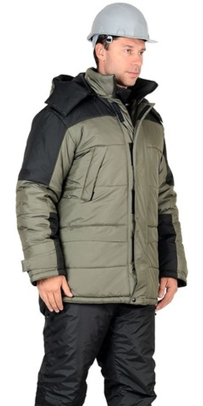 Куртка "ЕВРО" оливковый с черным