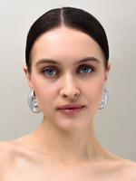 Серьги "Old shell" Silver