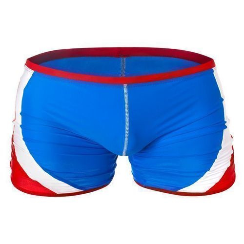 Мужские плавки синие с красными полосами Aussiebum