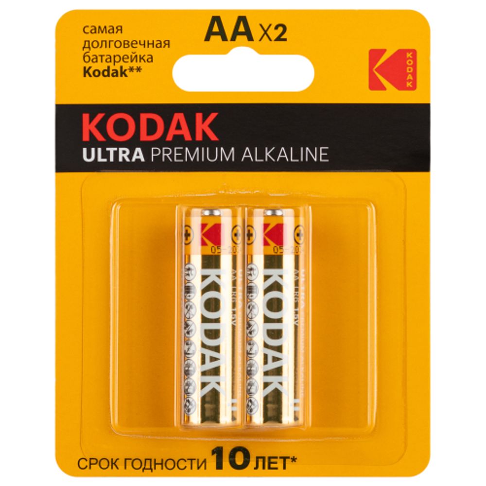 Батарейки Kodak LR6-2BL ULTRA PREMIUM Alkaline