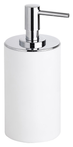 Дозатор жидкого мыла, отдельностоящий, белый gamma 145709324