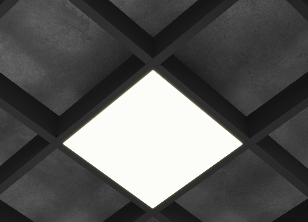 Светильник LED FTP Грильято Домино х1 150х150 (135х135) 12Вт 5000К IP20 1600лм DIOLUM