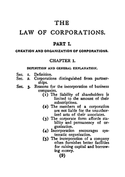 The Law of Private Business Corporations. With Questions, Problems and Forms | Alfred William Bays