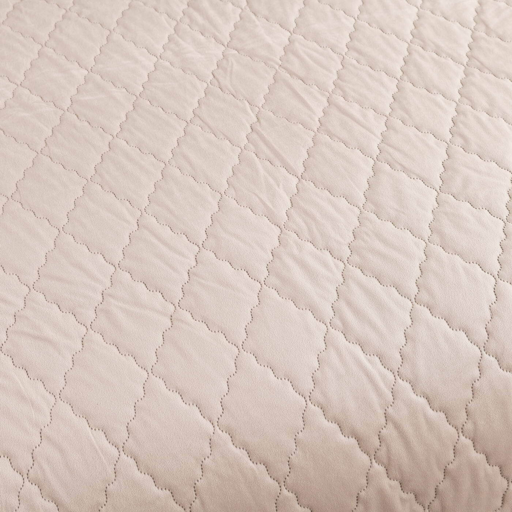 Покрывало 160х220 и наволочка 50x70 Sofi De MarkO Деметра светло-бежевое