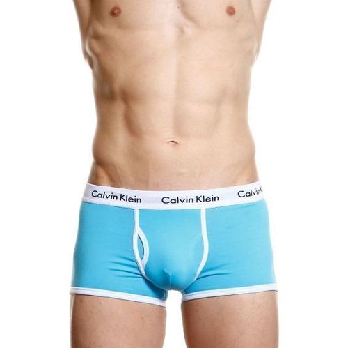 Мужские трусы боксеры лазурные  Calvin Klein 365 Trunks Turquoise