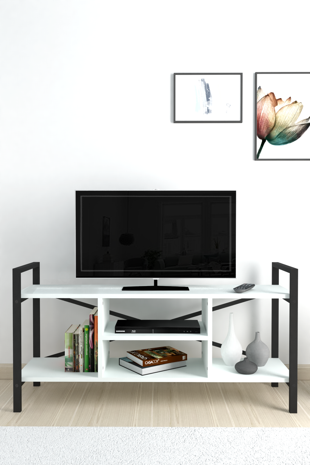 Тумба TV - белая