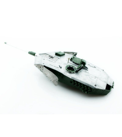 Металлическая башня для танка Leopard 2A6 c BB-пушкой и вращением на 360°, неокрашеная
