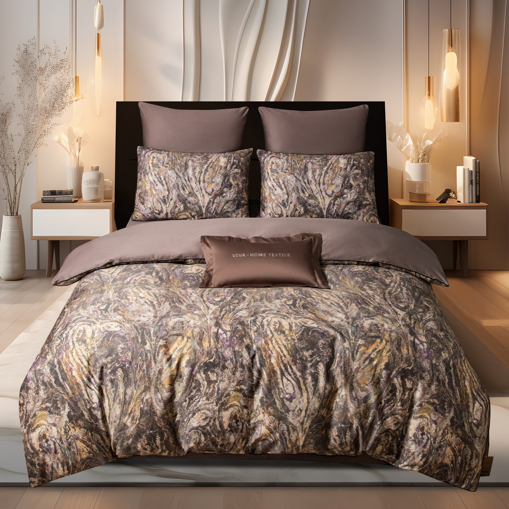 Комплект постельного белья Сатин Премиум на резинке CPAR051