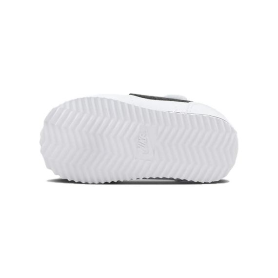 Кроссовки NIKE Cortez Легкая детская обувь, низкие кеды, белый/черный, для маленькой