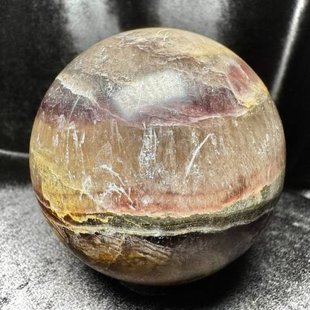 Пирит с Флюоритом (Сфера)