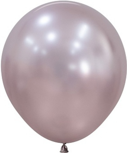 S 18" Шелк Розовый цветок (809) 40 см.