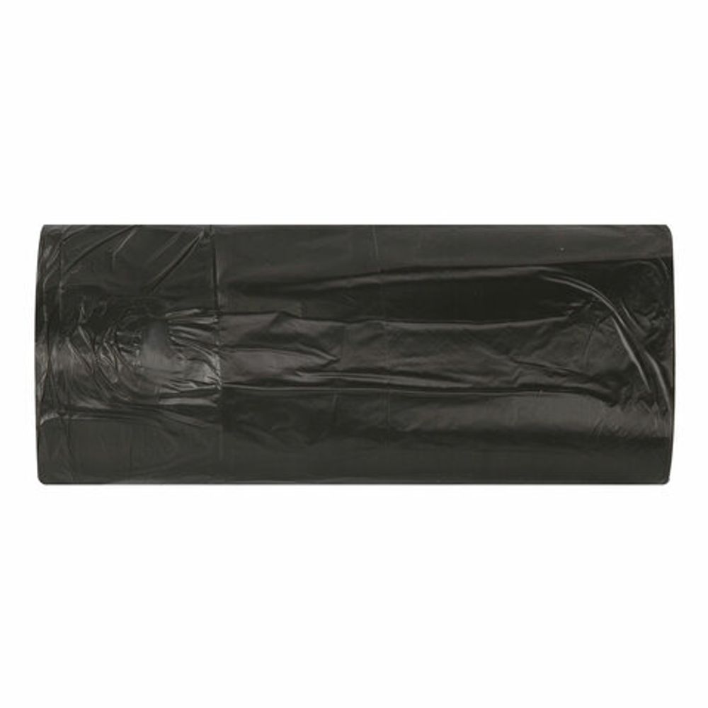 Мешки для мусора 30 л черные, в рулоне 30 шт., ПНД 7 мкм, 48х55 см, ЛЮБАША, 608089