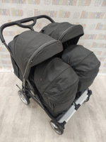 Коляска для двойни CARRELLO Connect CRL-5502 Serious Black