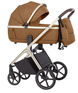 Коляска Carrello Vector CRL-6550 и автокресло Cybex Aton B2 Volcano Black 3 в 1 Coral Beige