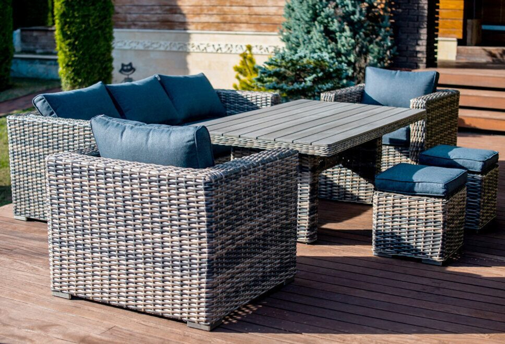 Сан-Марино — комплект садовой мебели из искусственного ротанга