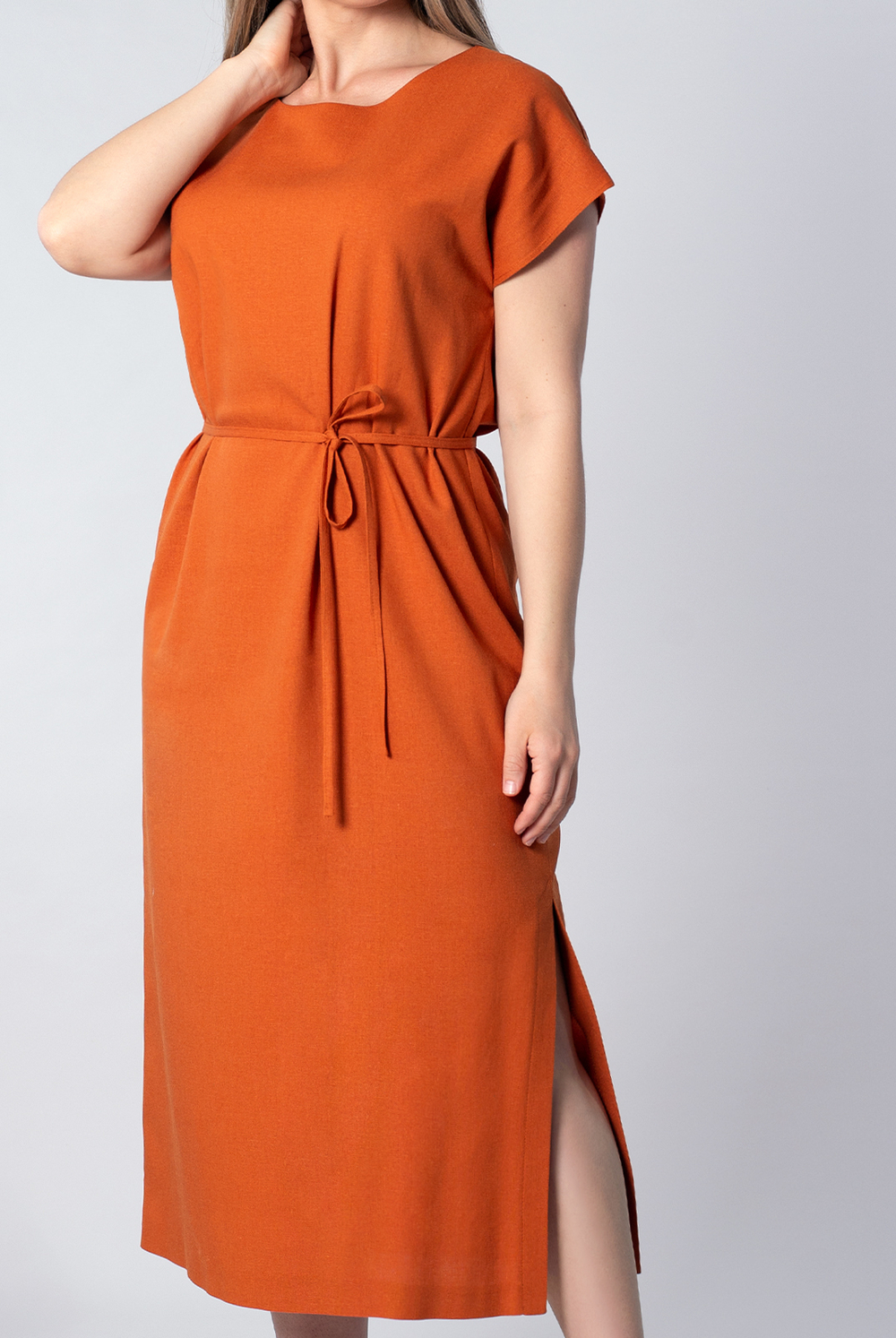 Платье женское 3946АП, Терракот #363Тер053946АП