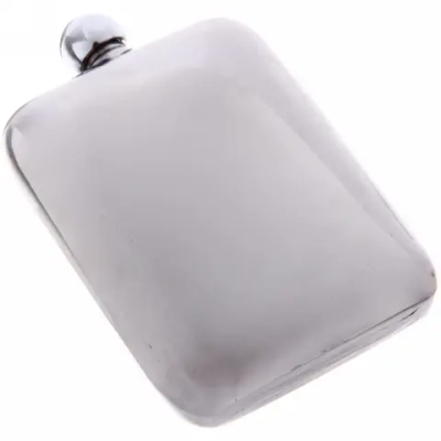 Фляга металлическая 100мл 15*12см «Фрост» в подарочной коробке