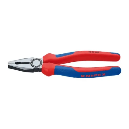 Плоскогубцы комбинированные черненые 200 мм Knipex 03 02 200