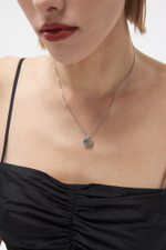 Колье Embrasse Aquamarine