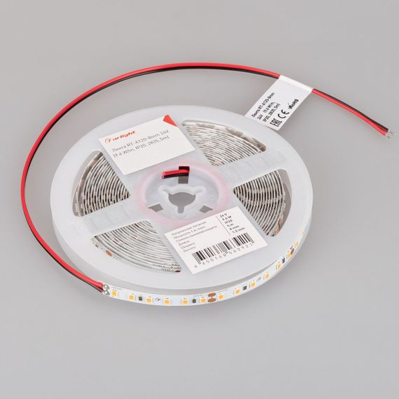 Светодиодная лента Arlight 6W/m 120Led/m 2835SMD золотой 5M RT-A120-8mm 24V Gold 043385