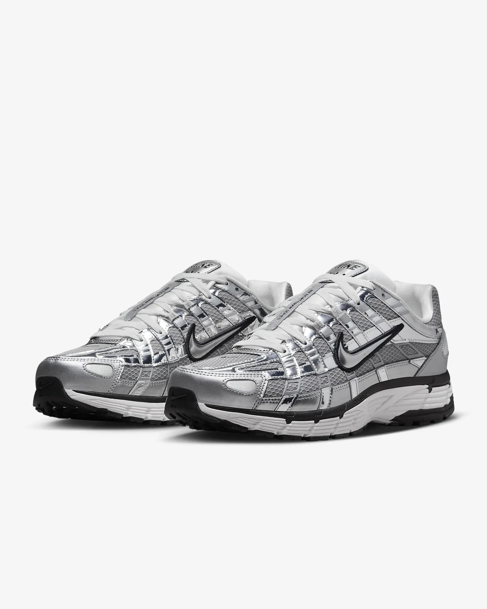 Кроссовки Nike P-6000 Metallic Silver Black Sail Black CN0149-001