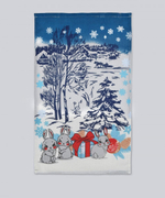 Полотенце вафельное 35*60см «Лесные жители» НГ_1